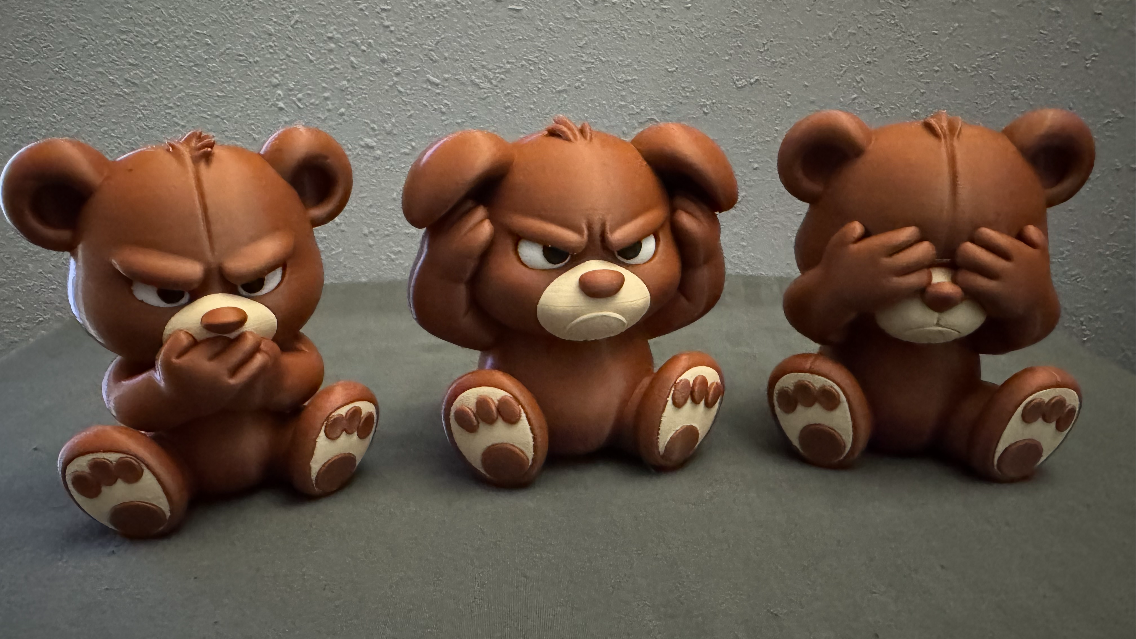 Grumpy Bear Trio Figures
