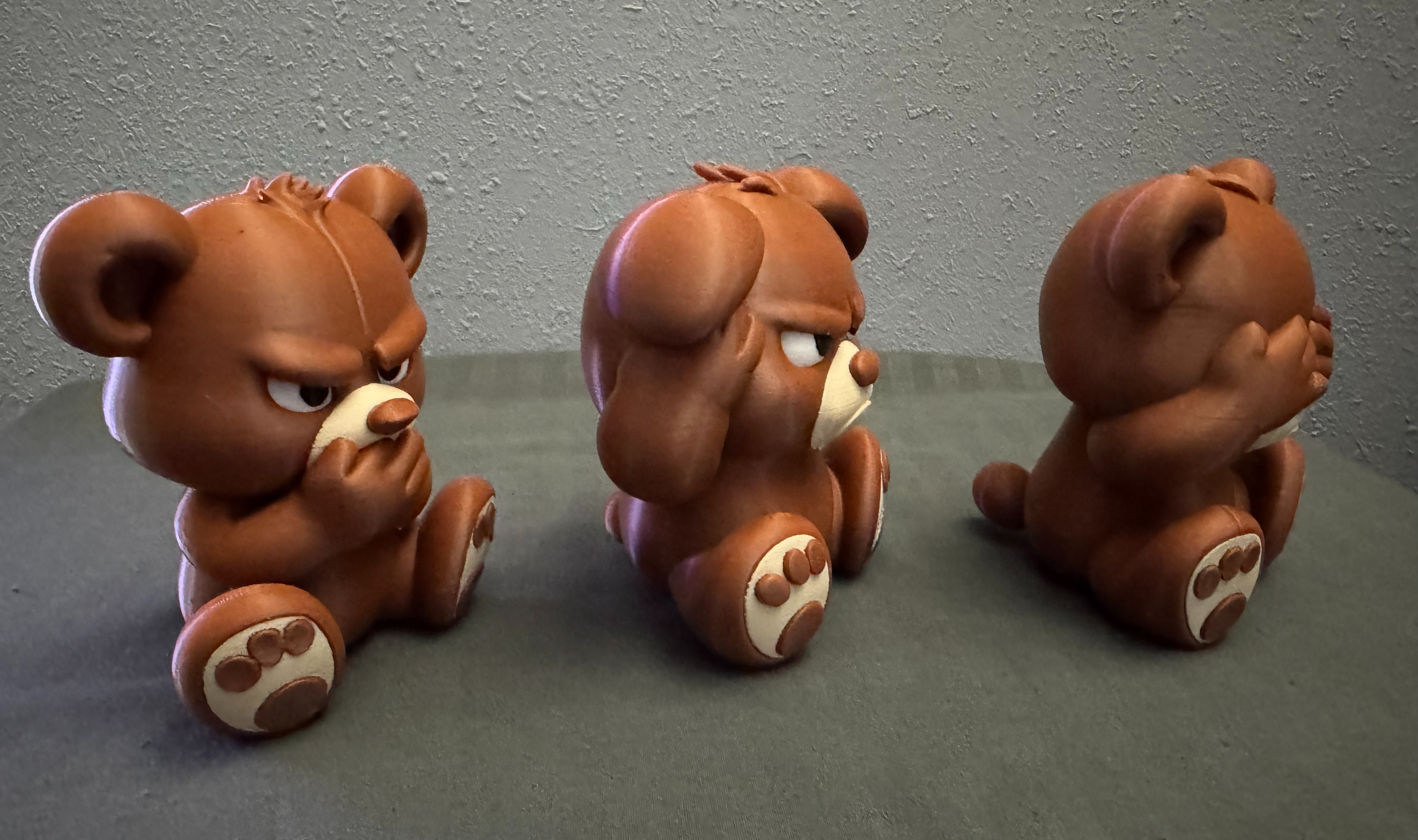 Grumpy Bear Trio Figures