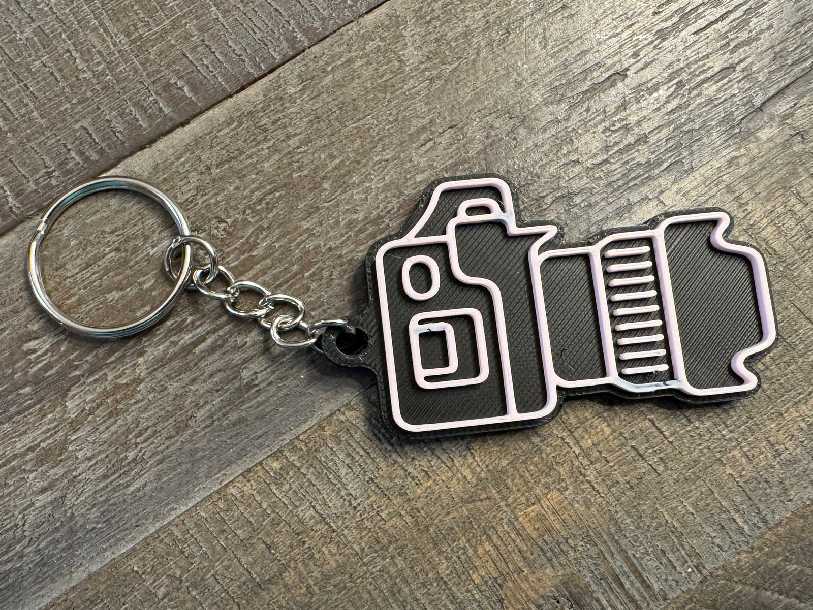 3d printed key chain using customers logo and imbedded NFC chip linked to his web site.
