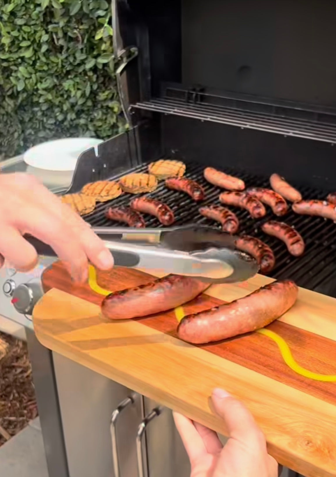 Hot Dog Shaped Serving Board