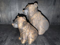 Circuit Board Bear Figurine – Bronze Sculpture