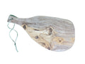 Live-Edge Olive Wood Cutting Board/Hot Plate with Rope Handle