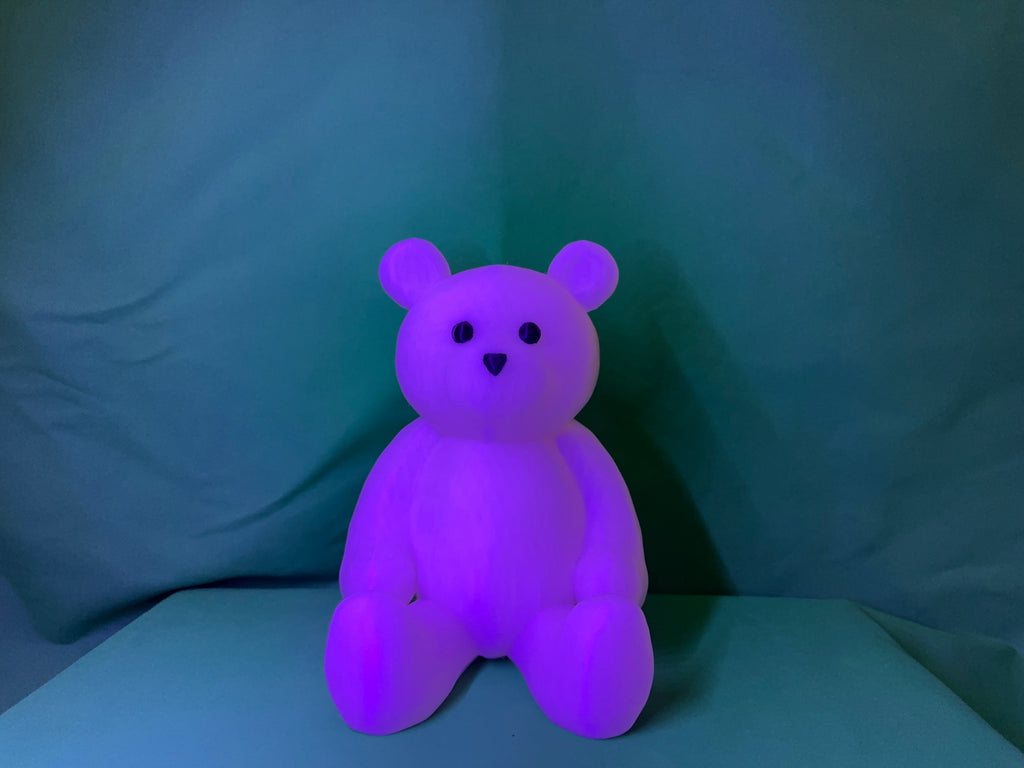 Glow bear night light in blue color