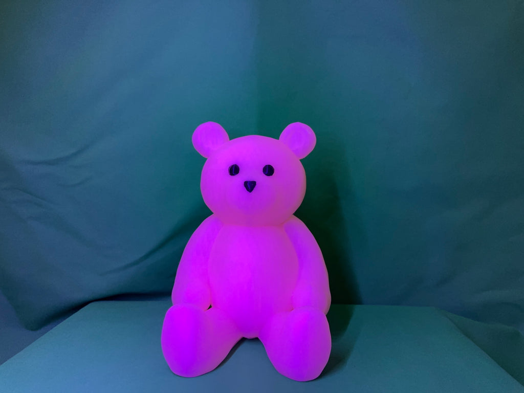 Glow bear night light in purple color